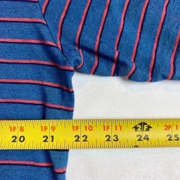 Peter Millar mens size M 100% cotton short sleeve polo shirt blue/pink preppy - Picture 6 of 10